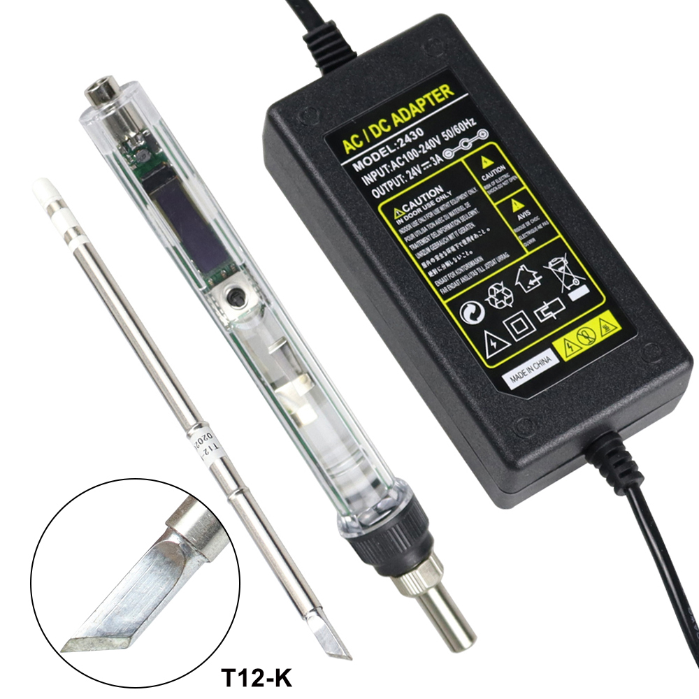 Industrial Laser Soldering Iron - T12 Điện Mỏ Hàn Bộ DC