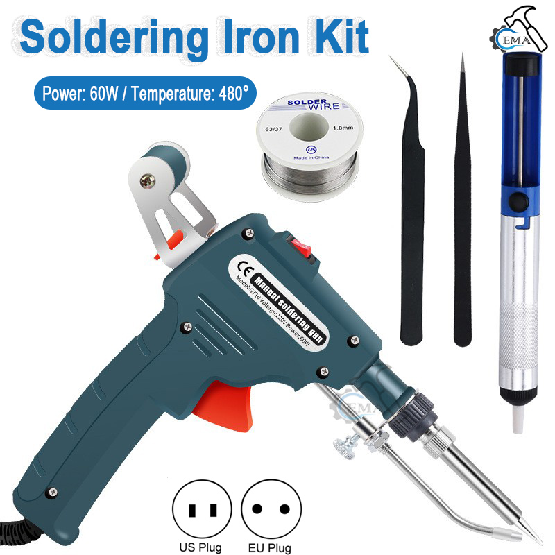 Portable Laser Rust Removal - Automatically Soldering Gun 110V/220V 60W US/EU