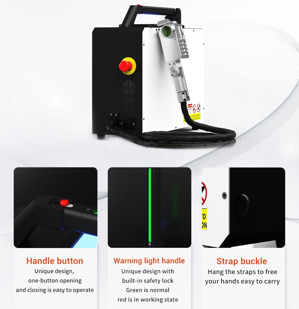 New 100w Handheld Mini Portabl - đánh giá và giá Portable Laser Rust Removal