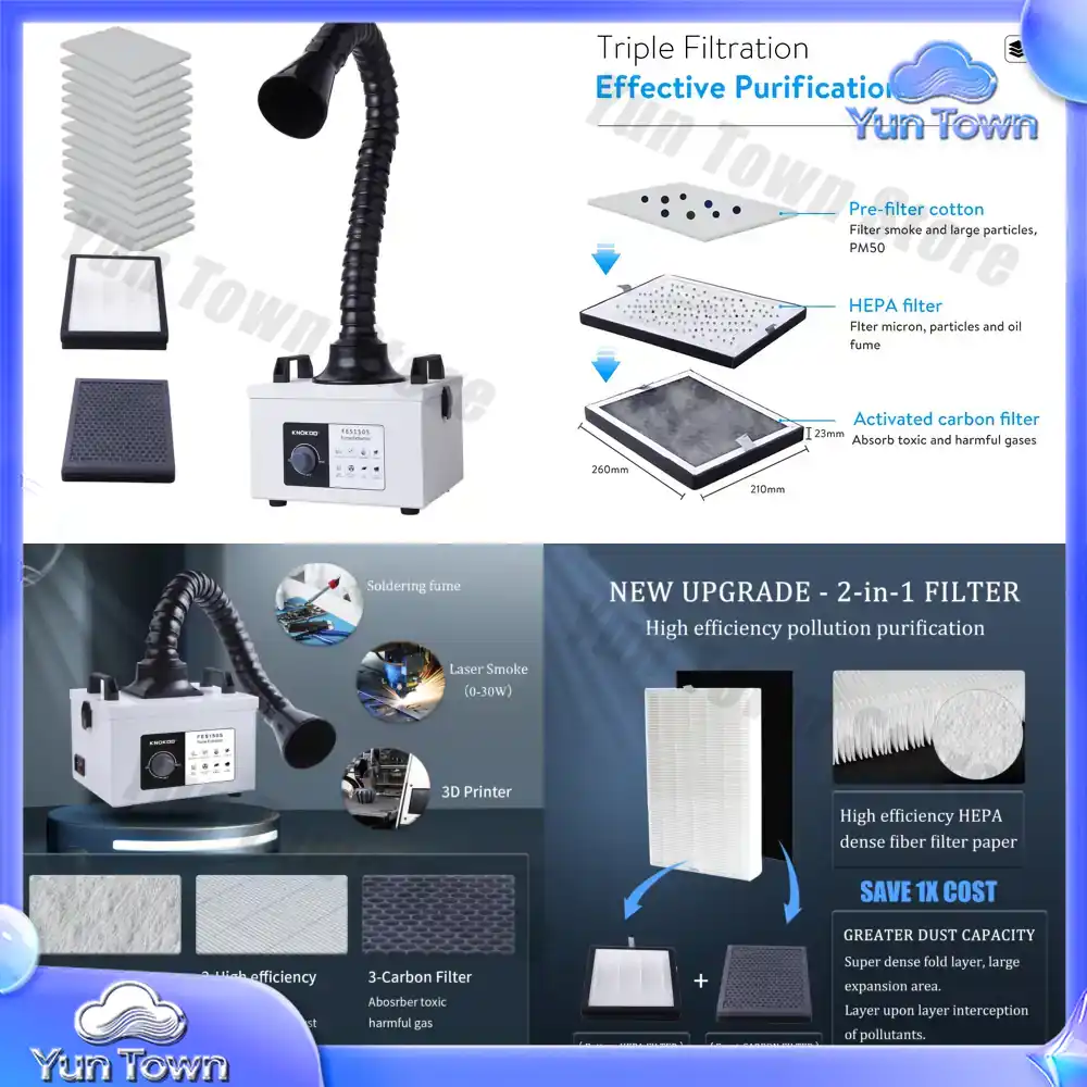 100W Motor Laser Smoke Purifie - đánh giá và giá Industrial Use Of Laser